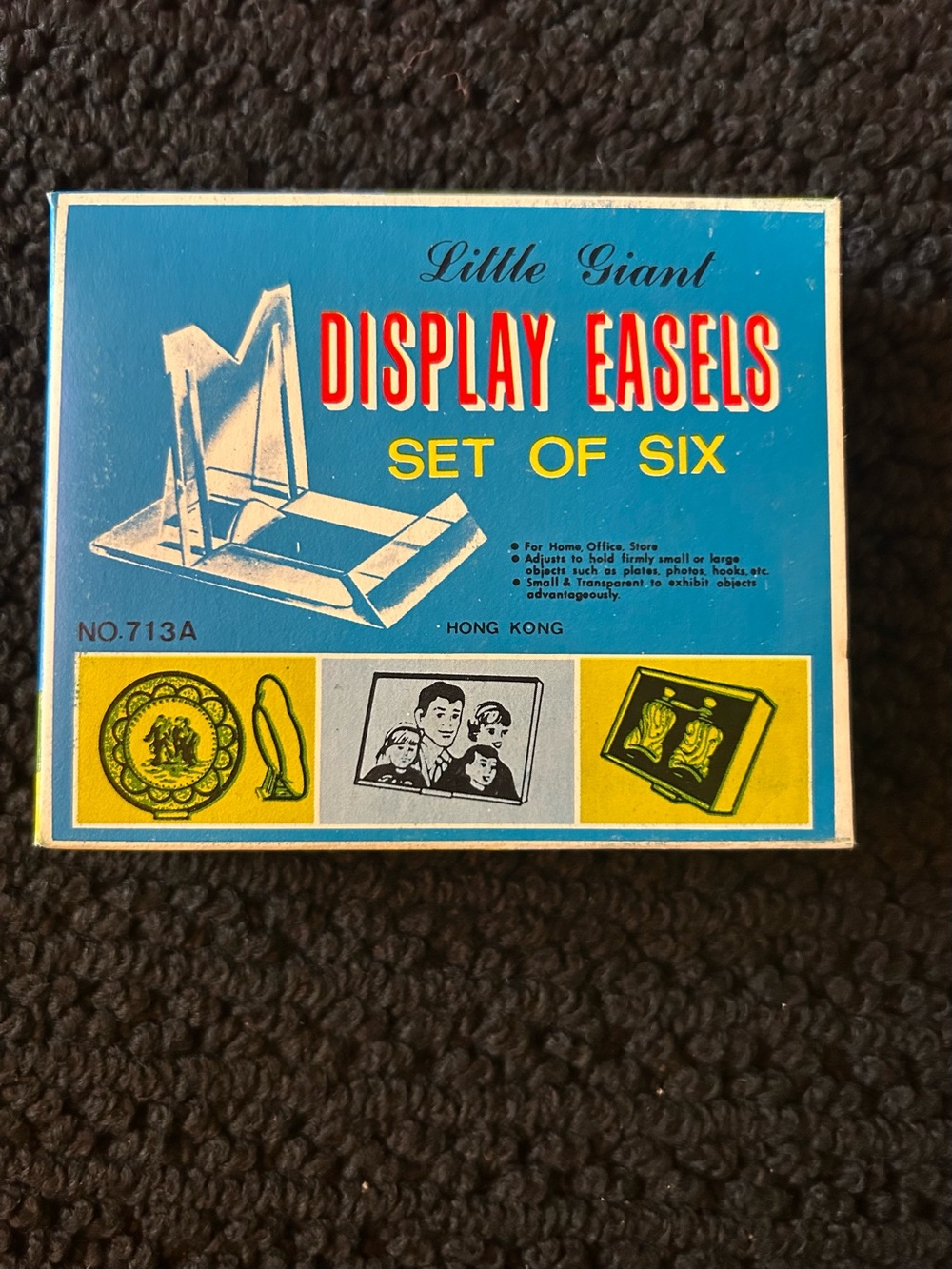 Little Giant Display Easels Set of Six - Blue & Yellow Box